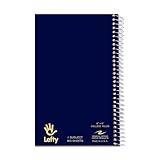 Roaring Spring Lefty Wirebound Spiral Left Handed Mini Notebook, 1 Subject, 8"x5", 80 White Sheets College Ruled Paper, Assorted Cover Colors, Wire On Right Side For Easier Left Handed Use (Pack of 1)