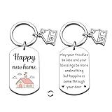 Housewarming Gifts,House Warming Gifts New Home Women,House Keychain,New Home Gift Ideas,New Home Keychain House Warming Gifts New Apartment Gifts New House Gifts Christmas Stocking Stuffers