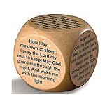 Wooden Prayer Cube Bedtime Prayers for Children and Families