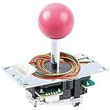 SANWA JLF-TP-8YT Arcade Joystick(Pink Ball Top) - Premium, High Precision, Responsive Controls, Multi-Platform Compatible - Ideal for Gaming Enthusiasts, for Arcade Jamma Game 4 & 8 Way Adjustable