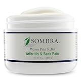 Sombra Original Warm Therapy Gel Cool to Warm Relief for Arthritis and Chronic Pain Pre-Workout Muscle Rub Vegan Formula Free of Artificial Fragrances, Dyes, NSAIDs, Wax, Petroleum, Alcohol - 8oz Jar