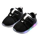 IWIHMIV Girls Boys Kids Lightweight Sport Shoes Breathable Walking Running Shoes Tennis Athletic Sports School Shoes（T5-Black,12 Months