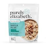 Purely Elizabeth Collagen Oatmeal, Vanilla Pecan, Made with Organic Oats, Amaranth, Quinoa, and Chia Seeds, Gluten-Free, Non-GMO (8oz Bag)