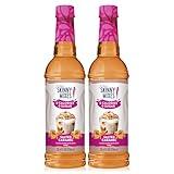 Jordan's Skinny Syrups Salted Caramel, Sugar Free Flavoring Syrup, 25.4 Ounce Bottle (Pack of 2)