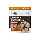 Amazon Brand - Wag Dog Treats Chicken and Waffle Bites 12oz