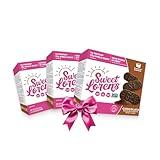 Sweet Loren's Vegan Breakfast Biscuits | Chocolate | 4g Protein, 19g Whole Grains | Plant Based, Gluten Free, Dairy Free, Nut Free Snacks | 3 Pack (15 Total Biscuits, 1.6 ounce each)