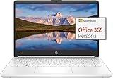 HP Newest 14" Ultral Light Laptop for Students and Business, Intel Quad-Core N4120, 8GB RAM, 192GB Storage(64GB eMMC+128GB Micro SD), 1 Year Office 365, Webcam, HDMI, WiFi, USB-A&C, Win 11 S