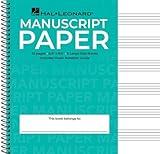 Wide Staff Wirebound Manuscript Paper (Aqua Cover)