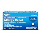 Amazon Basic Care Allergy Relief Loratadine Tablets 10 mg, 300 Count (Packaging may vary)