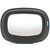 Munchkin Baby Car Mirror for Rear Facing Car Seats, Clear View Baby in-Sight Auto Mirror, Dark Grey