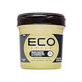 Eco Style Black Castor and Flaxseed Oil Styling Gel - Helps Nourish and Repair Damaged Hair - Promotes Healthy Scalp - Provides Superior and Weightless Hold - Delivers Long Lasting Shine - 8 oz