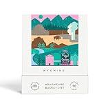 Reach International Outfitters Wyoming Adventure Bucket List: 50 Scratch-Off Cards for Outdoor Activities, Tourist Attractions, and Road Trips - Perfect Travel Gift and Guide for Exploring Wyoming