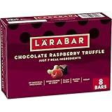 Larabar Chocolate Raspberry Truffle, Gluten Free Vegan Fruit Nut Bars, 8 ct