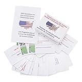 US Citizenship Test Flashcards Set 2025, Civics Test Flash Cards American Government Assessment Preparation with 100 Civics Questions & Answers for Naturalization Exam