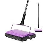 Yocada Carpet Sweeper Cleaner for Home Office Low Carpets Rugs Undercoat Carpets Pet Hair Dust Scraps Paper Small Rubbish Cleaning with a Brush