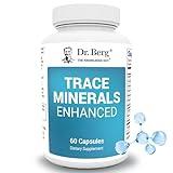 Dr. Berg Trace Minerals Enhanced Complex - Complete with 70+ Minerals Including 10 mg of Zinc - Dietary Supplement - 60 Capsules