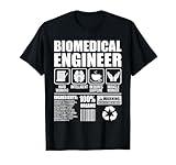 Biomedical Engineer - Hardworking Biomed Medical Scientist T-Shirt