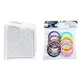 MYNT3D 3D Pen Mat Kit, DesignPad + FreePad & PLA 3D Pen Filament Refill Pack (10 Color, 3m Each)