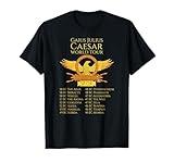 SPQR Ancient Rome Julius Caesar World Tour Roman History T-Shirt