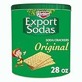 Export Sodas Crackers, Soup Crackers, Lunch Snacks, Original, 28oz Can (1 Can)