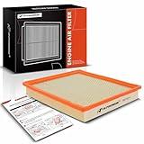 A-Premium Engine Air Filter Compatible with Buick Regal & Cadillac XTS & Chevrolet Impala, Malibu, Malibu Limited, 2013-2020, 2.0L 2.5L 3.6L, Flexible Panel, Replace# 22989313