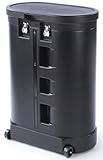 Hard Carrying Case for Trade Show Accessories, Locking Top, Built in Wheels and Handle - 39” Tall (SCASE01)