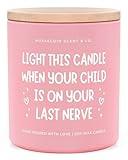 Musaecoin Gifts for Mom from Daughter, Son-10oz Funny Mom Candle with Hearts and Stars-Christmas Birthday Gifts for Moms, Valentines Day Mothers Day Stocking Stuffers for Moms, Lavender Scented Candle