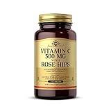 Solgar Vitamin C 500 mg with Rose Hips, 250 Tablets - Antioxidant & Immune Support - Overall Health - Supports Healthy Skin & Joints - Non GMO, Vegan, Gluten Free, Dairy Free, Kosher - 250 Servings