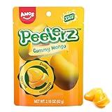 Amos Peelerz Mango Gummy Candy, Peeleble Gummy Mango Peeling Candy,Resealable 2.19oz Bag Christmas Candy (Pack of 3)