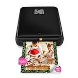 KODAK Step Instant Smartphone Photo Printer - Portable Mini Color Wireless Mobile Printer - Zink 2x3” Sticky-Back Photos - Bluetooth Compatible with iOS & Android Devices - Fun Editing App - Black