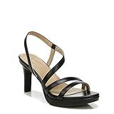 Naturalizer Womens Brenta Heeled Sandal Black 6.5 M