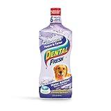 Dental Fresh Advanced Plaque and Tartar Water Additive, 32oz – Dog Teeth Cleaning Formula to Freshen Breath and Improve Overall Oral Health