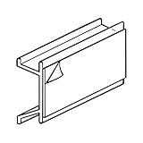 Retail Resource 601277702 Permanent Adhesive Shelf Price Tag Holder Plastic, (Pack of 50)