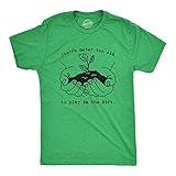 Mens Funny Gardening Shirt – Never Too Old to Play in The Dirt Tee – Plant Lover Gift for Gardeners Nature Enthusiasts and Outdoor Adventures – Eco Friendly Graphic T-Shirt Green M
