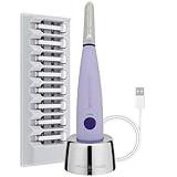 MICHAEL TODD Beauty - Sonicsmooth – SONIC Technology Dermaplaning Tool - 2 in 1 Women’s Facial Exfoliation & Peach Fuzz Hair Removal System with 8 Weeks of Dermaplaning Blades