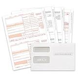 Blue Summit Supplies 2024 1099 DIV 4 Part Tax Forms Bundle, 10 Pack 1099-DIV Dividends and Distribution Forms 2024, Compatible with QuickBooks and Accounting Software, 10 Self Seal Envelopes Included