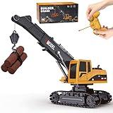 MQDMINI RC Crane Toy - Remote Control Crane for Boys 6-12, RC Crane Tower Construction Vehicles, Present Ideas for Kids