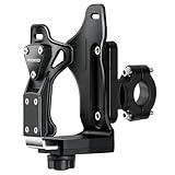 MoKo Bike Water Bottle Holder, Adjustable Bike Water Bottle Cage for 1.9-3.6" Diameter Bottle, for Handlebar & Frame, Motorcycle Cup Holder with Screw Tool, for Bicycle/Stroller/Scooter/Wheelchair/ATV