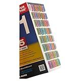 Laminated Book Tabs for First Aid for The USMLE Step 1 2025 35th Edition. Laminated, Color-Coded and Repositionable with Alignment Card for Easy Installation (Book not Included)