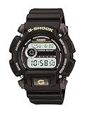 Casio DW9052 Series | Men’s Digital Watch | G-SHOCK | Black/Black | 1/100 SEC Stop Watch | Countdown Timer | LED Light | 200M WR | Shock Resistant | Multi Alarm | Auto Calendar | Dual Time | 2 Yr Batt