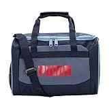 PUMA Kids' Evercat Transformation Duffel Bag, Navy/red, One Size