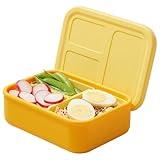 LunchBots Build -a- Bento Lunch Box, Silicone Bento Box for Kids, Multi-Compartment Lunch Container, Oven & Dishwasher Safe, BPA Free, 28 oz - Yellow