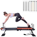 at Home Workout Equipment Pilates Abdominal Shaper and Trainer, tianhong Pilates Machine for Home Workout Suitable for Advanced and Beginners Users, Pilates Reformer Pilates ab Trainer with Spring