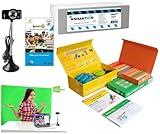 HamiltonBuhl STEAM-CPD STEAM/STEM Content Producer's Deluxe Kit, Includes: HB Animation Studio Kit, Green Screen Production Kit and EDU 6-Pen Classroom Learning Pack