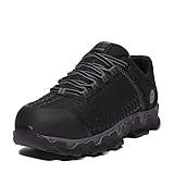 Timberland PRO Men's Powertrain Sport Alloy Safety Toe Industrial Athletic Work Shoe, Black/Grey-2024 New, 11