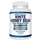 Arazo Nutrition White Kidney Bean Extract - 100% Pure Carb Blocker and Fat Absorber for Weight Support - Intercept Carbs