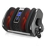 TISSCARE Foot Massager with Heat: FSA HSA Eligible Shiatsu Foot Massager for Plantar Fasciitis, Neuropathy, Circulation and Pain Relief for Foot Calf Christmas Gifts for Women and Men