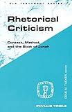 Rhetorical Criticism (Guides to Biblical Scholarship): Context, Method, and the Book of Jonah (Guides to Biblical Scholarship Old Testament)