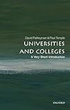 Universities and Colleges: A Very Short Introduction (Very Short Introductions)