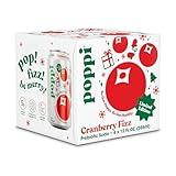 Poppi Cranberry Fizz Prebiotic Soda 4pk Cans, 12 FZ